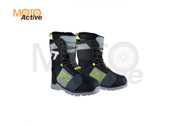 Снегоходные ботинки FINNTRAIL BLIZZARD GRAPHITE-YELLOW